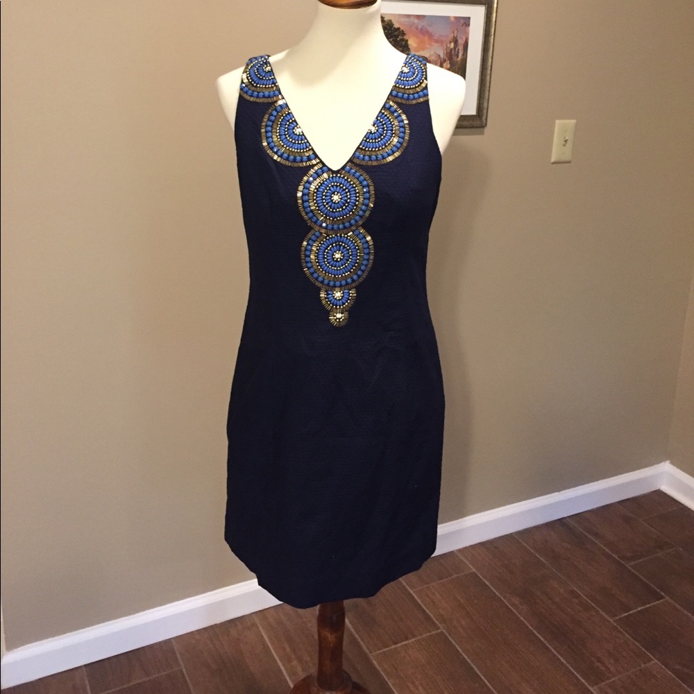 Lilly Pulitzer Gabby Shift True Navy